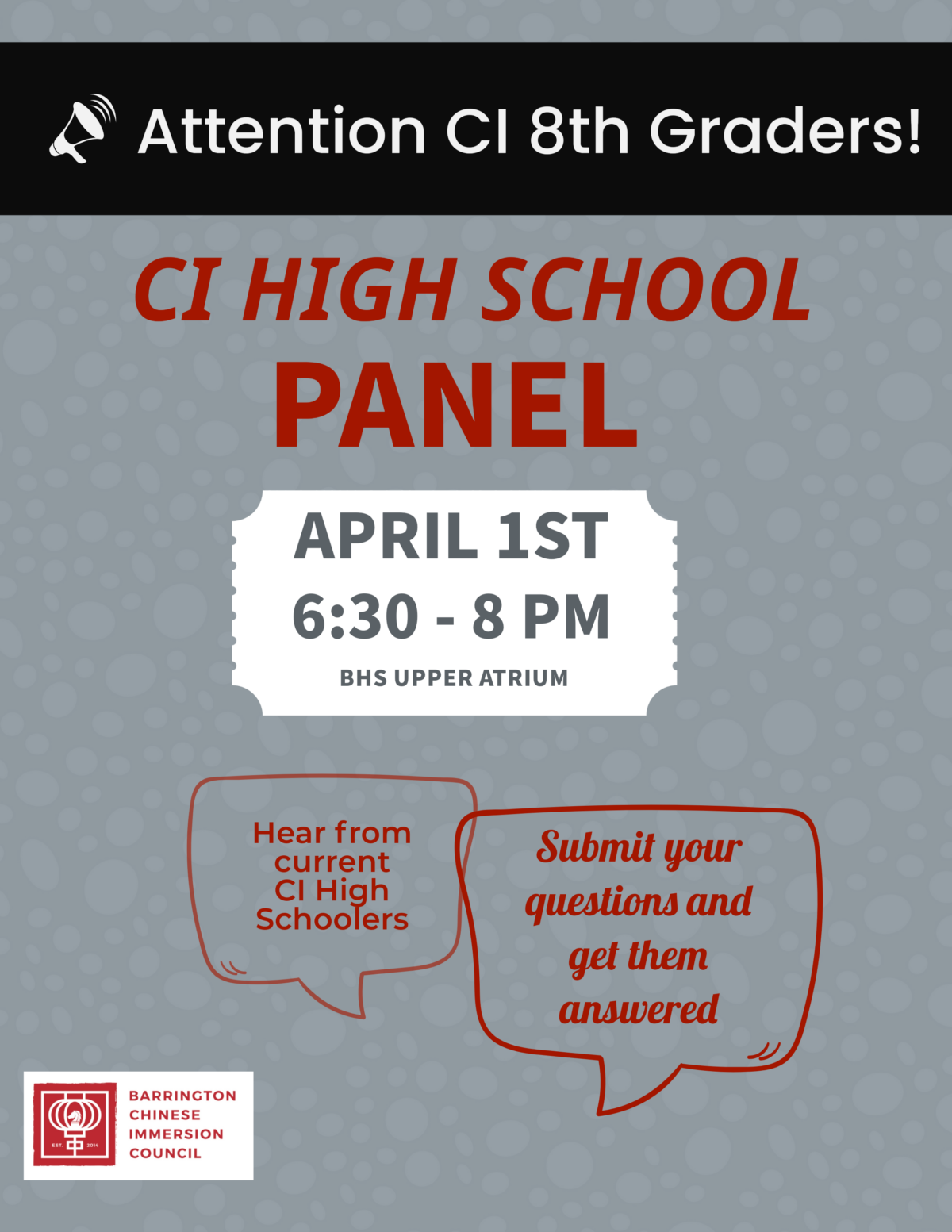 Ci high school panel